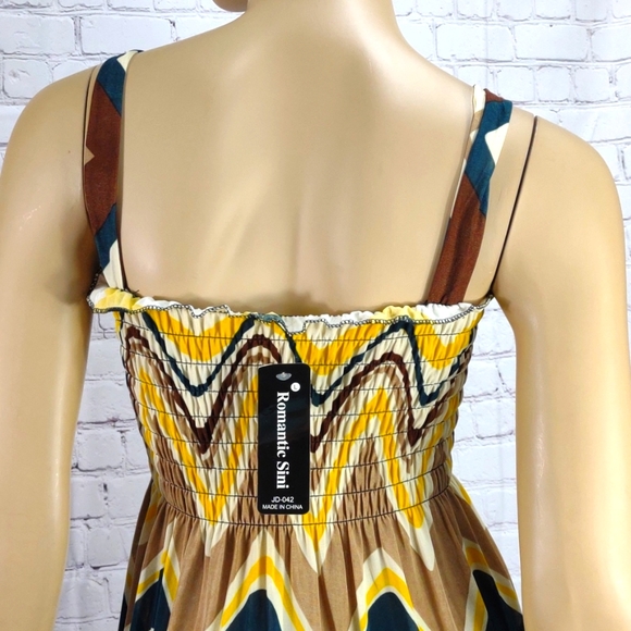 New Romantic Sini Large Sleeveless elastic bust midi dress - Picture 7 of 9